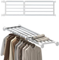 Adjustable Closet Rod And Shelf Organizer
