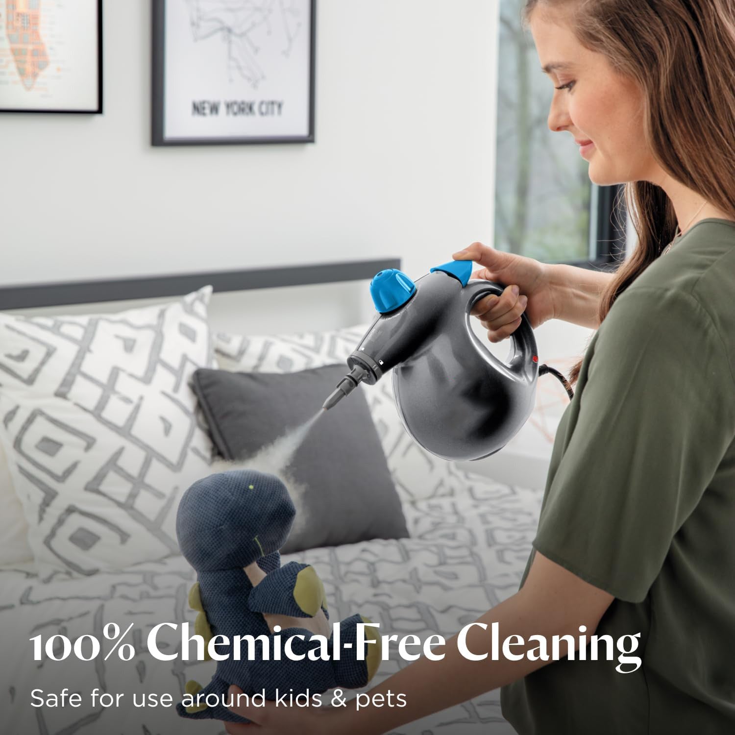 Handheld Multi-Surface Steam Cleaner with Tools