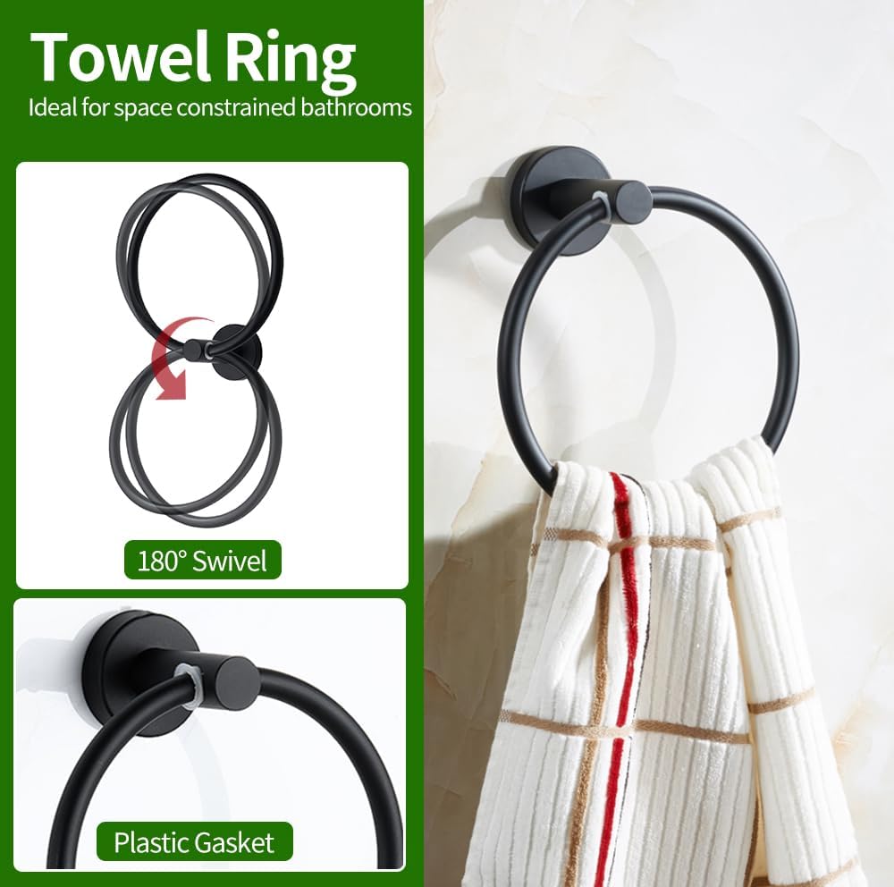 Modern Bathroom Hardware Towel Accessory Kit