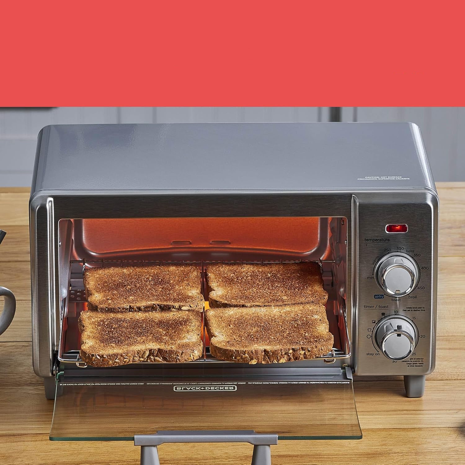 Stainless Steel Multi-Function Toaster Oven