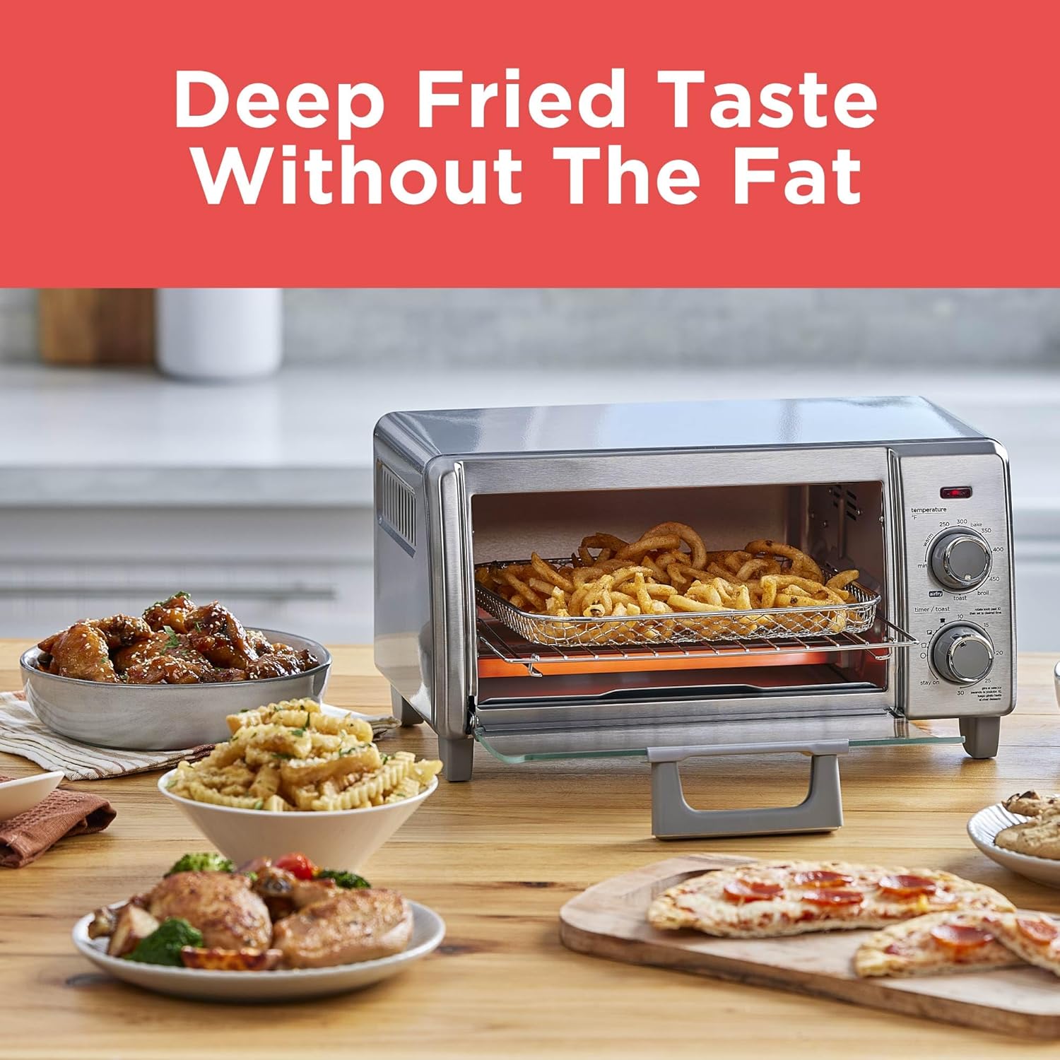 Stainless Steel Multi-Function Toaster Oven